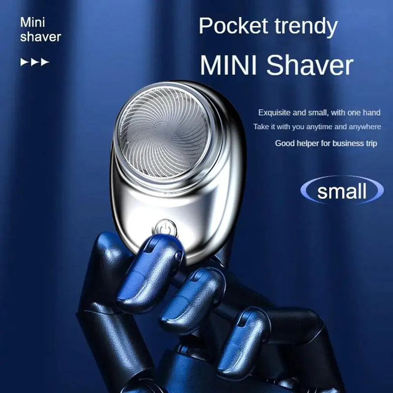 Mini barbeador shaver elétrico portátil sem fio