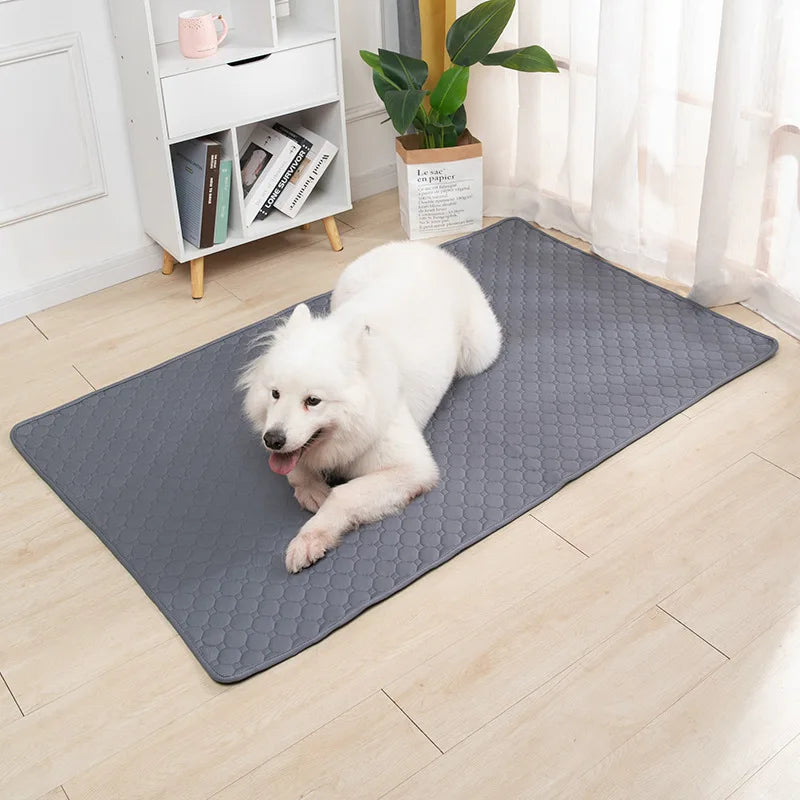 Almofada para xixi de cachorro cobertor reutilizável altamente absorvente fralda lavável