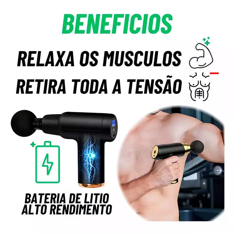 Massageador Elétrico Profissional 4 em 1 com Display em LCD - Site Oficial de Vendas